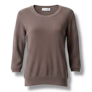 Aritzia Taupe Crew Neck Sweater